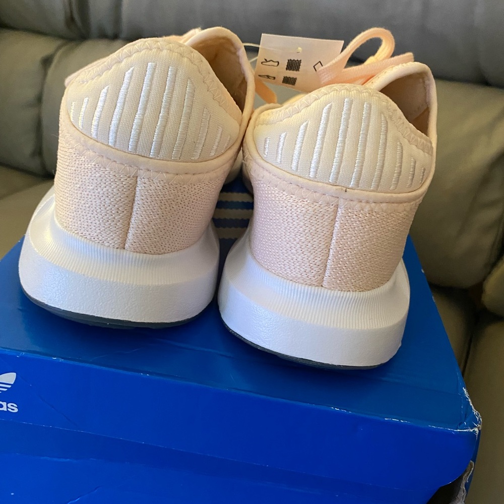 Adidas sneaker, pale pink, NWT, size 8